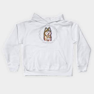 Siberian Husky Kids Hoodie